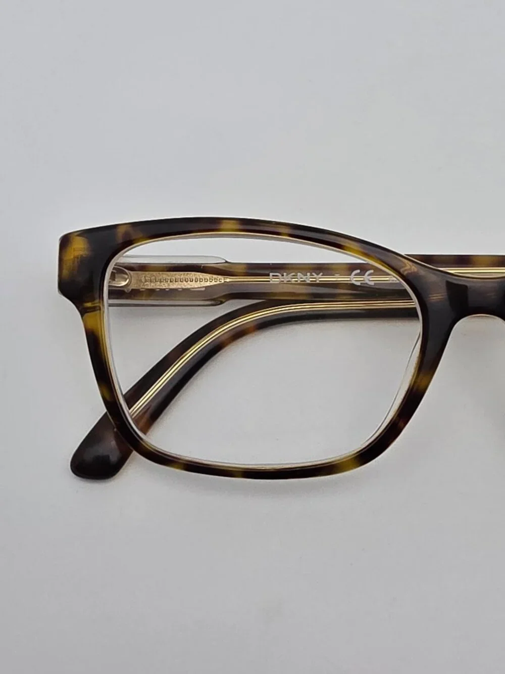 DKNY DY4650 3533 Tortoise on Crystal Clear Cat Eye Eyeglasses Frame w/ Case 51mm